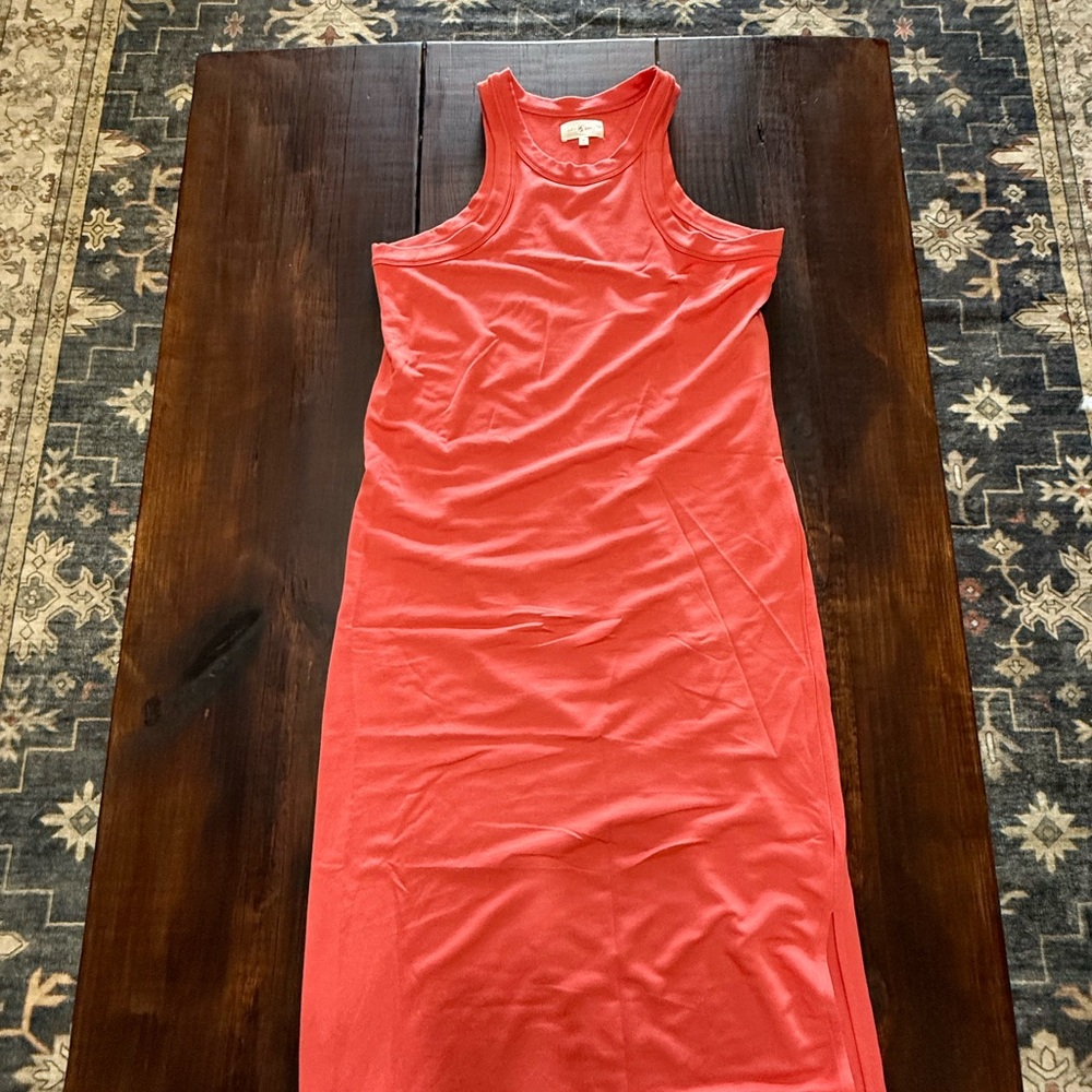 Lou and Grey maxi sundress coral medium